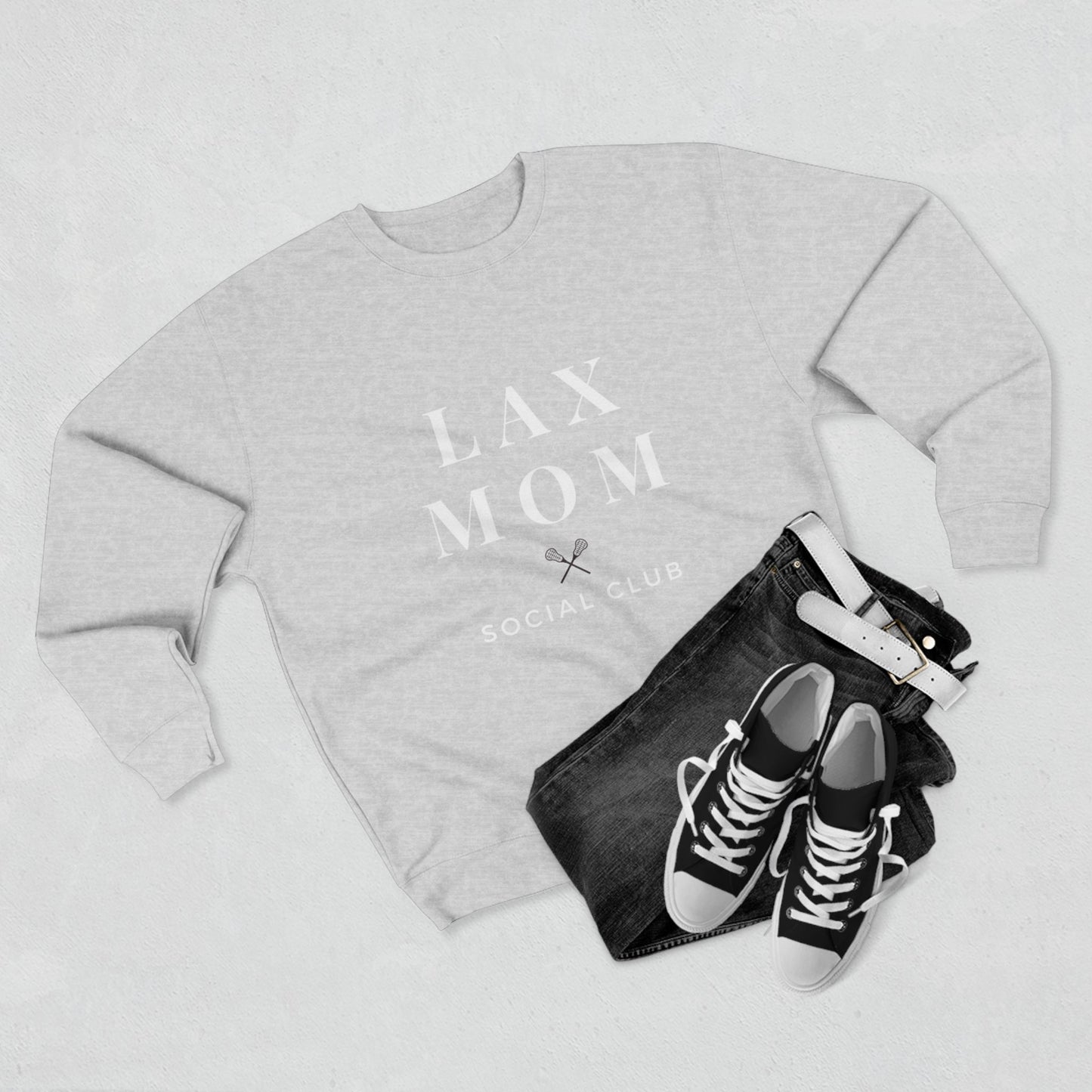 Lax Mom Social Club Crewneck Sweatshirt