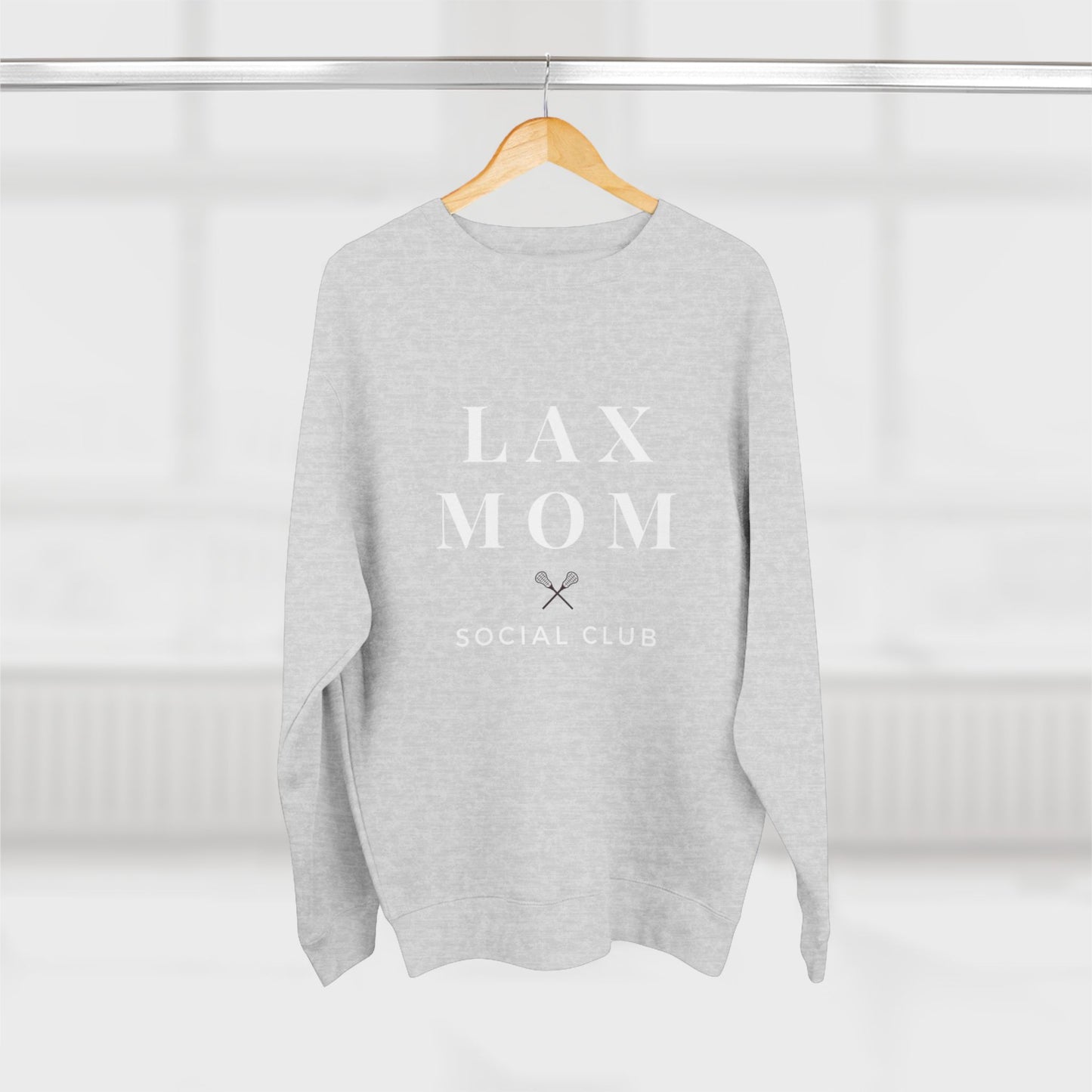 Lax Mom Social Club Crewneck Sweatshirt